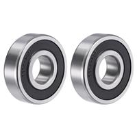 sourcing map Deep Groove Ball Bearings 6304-2RS 20mm 52mm 15mm 2pcs