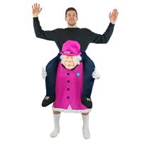 Bodysocks Piggyback Queen Elizabeth Costume