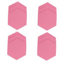 Parliky Pcs Self Adhesive Felt Message Board Tiles Stylish 12 Hexagon