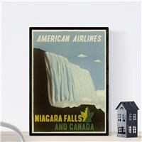 Nacnic Vintage Poster Vintage Poster America. Niagara Falls. size A3