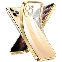 Supdeal Crystal Clear Case for iPhone Pro, [Never 11 Yellow] 5.8 Gold