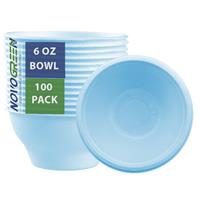 Mini Bagasse Bowls - Biodegradable, Eco-Friendly NOVOGREEN 6oz 100