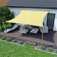 HOMPER Sun Shade Sail Waterproof Rectangle UV Block Garden 3x4m, 95%