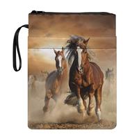 NETILGEN Brown Horse Book Covers for Hardcover Book Book Sox Textbooks