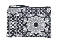 Gisela Graham 6 x Monochrome Mosaic Jacquard Purse