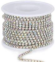 Yard Crystal Rhinestone Chain for Crafts Fringe ALEXCRAFT 10 Making