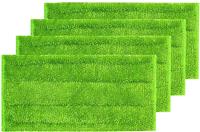 Pack Washable &Reusable Microfiber Pads Wet and Dry Sweeping 4 (Green)