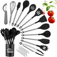 DLD Kitchen Utensils Set - Silicone Utensils 23pcs Cooking Cooking