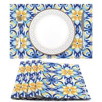 Arquiel Place Mats Set of Washable Placemats, Heat 4, 33x48CM