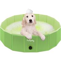 furrybaby Dog Pool, Durable Dog Paddling Pool Medium (Green 100cm)