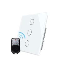 LIVOLO Remote Black Tempered Glass controller,3 1 Way,VL-B603R-3BG