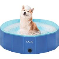 furrybaby Dog Pool, Durable Dog Paddling Pool with Quick Small 80cm)