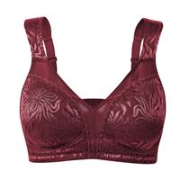 WingsLove Women's Full Cup Minimizer Bra Wide Straps No Non-Wired 36B)