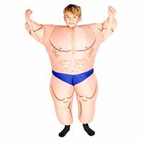 Bodysocks Kids Inflatable Muscle Suit Costume