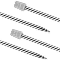 Knitting Needles Set Pairs Sweater 2 Making (9.84 x 0.16 (9.84 x 0.24