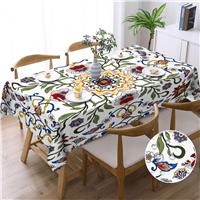 Calinline Christmas Table Cloth Rectangular, Wipe Clean 110x140 cm
