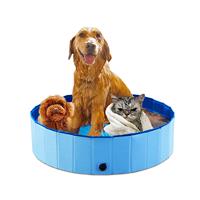 Dog Bath Tub dog pool dog paddling pool indoor/outdoor-80 20cm Blue