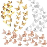 Allazone Butterfly Wall Stickers Wall Decal Decor Art 3 3 3)