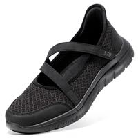 STQ Womens Mary Jane Shoes Lightwiehgt Orthopedic Shoes for Pink 5