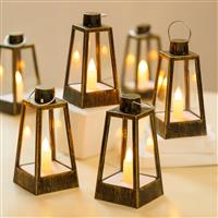 Lantern Christmas Wedding Decor - Romadedi Hanging Gold 20Pcs Small