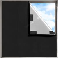 MUHOO Blind, No Blackout Blackout 100% Blackout Black (145x300cm)
