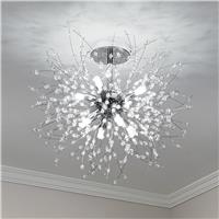 foucasal Crystal Ceiling Lights - Modern Crystal Chandeliers K9 8*G9