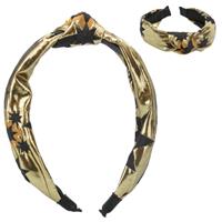 4 x Gisela Graham Gold Stars Jacquard Headband