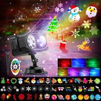 AGPTEK Christmas Projector Lights, Decoration LED 2-in-1 IP65 Xmas