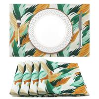 Arquiel Place Mats Set of Washable Placemats, Heat 4, 33x48CM