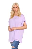 janisramone Women's Off The Shoulder Top, Bardot Baggy Style Batwing