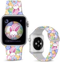 Leotop 41mm 40mm 38mm SE/SE2 8 7 6 5 4 3 2 1(41/40/38mm,Pink-Bunny)