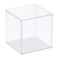 sourcing map Clear Display Case, Acrylic Assemble Box Box 35x30x35cm