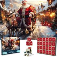 Advent Calendar Jigsaw Puzzles for 24 Box 1008 20.5 x 29.6 inches