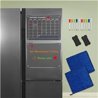 Acrylic Magnetic Monthly Calendar Memo Board 2pcs 15.7 x 11.8 Inches