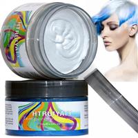 And Hair Color Temporary Colour Hair Dye Clay For Blue White Wax Wax