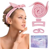 CORATED Heatless Curling Rod Headband, Upgraded Long 60" Extra