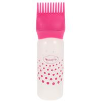SOLUSTRE Hair Oil Applicator Bottle Hair Dye Brush Bottle Root 3pcs