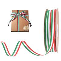 Bekecidi Christmas Ribbon for Gift Wrapping, 45m Red White Green