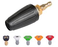 Rotating Turbo Nozzle for Pressure Washer Quick Release 1/4" 5 3600
