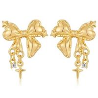 Bow Earrings For Women Star Shape Earrings LILIE&WHITE Gold Gold Gold