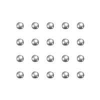 sourcing map Carbon Steel Bearing Balls Precision 2500pcs 2.5mm G1000
