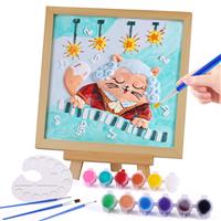 ONE TO FOUR Paint Gifts for Kids - Cat Plaster 8-12, 8 9 10 11 12