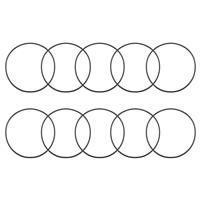 sourcing map Nitrile Rubber O-Rings OD ID 102.8mm 97.5mm 2.65mm 10