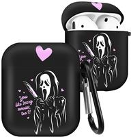Qerrassa for Airpods Case Skeleton Cute Cartoon Cool 1/2 1st 2nd