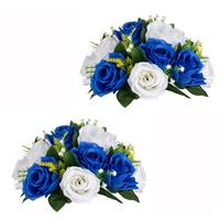 Flower Balls for Centrepieces - Pcs Rose Balls Artificial 2 Blue White