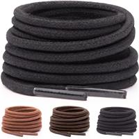 Miscly Thin Round Dress Shoelaces Pairs] Thick Brown) [3 2.4mm (61 cm,