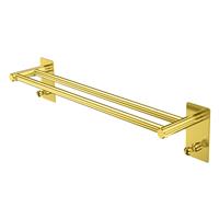 Towel Rail, Kitchen Rail, Dual Rod Bath Towel SUS304 (40 cm, Gold)