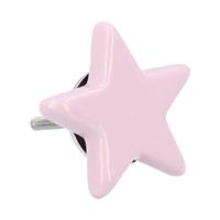 12 x Gisela Graham Pink Ceramic Star Knob - 5cm