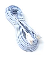 DRUT BT to Wire Male to Male UK Telephone 10m RJ11 4 (431A) 33ft White