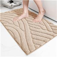 COLOR&GEOMETRY Absorbent Bath Mat Non-slip Bathroom Mat, 40x60cm,